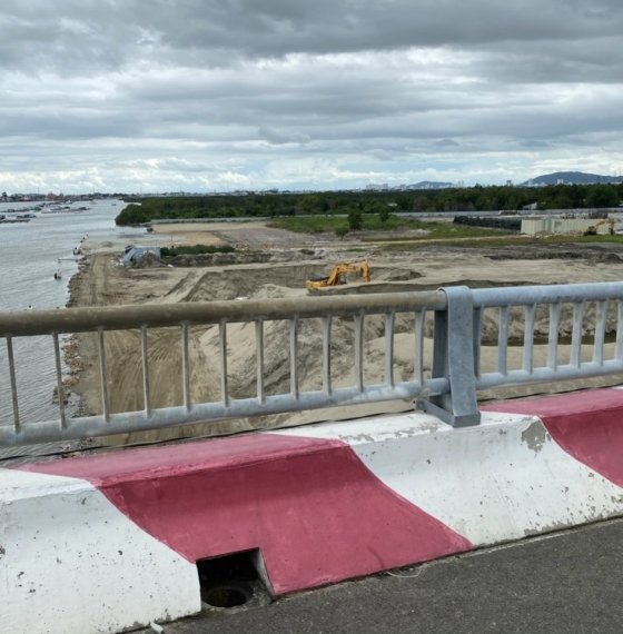 Đất mặt tiền bờ Sông Dinh. Ngay cầu Gò Găng. Tp Vũng Tàu.   
