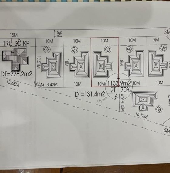 Đất Biệt Thự lưng tựa đồi, gần biển Long Cung P11 TPVT 