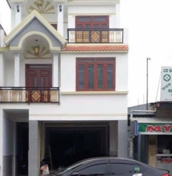 Bán Nhà 1tr 2 lầu mặt tiền đường Lê thị Trung thị xã Thuận An, tỉnh Bình Dương 