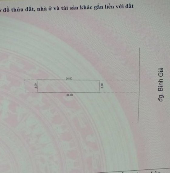 Cần bán đất mặt tiền BÌnh Giã, p.10, TPVT