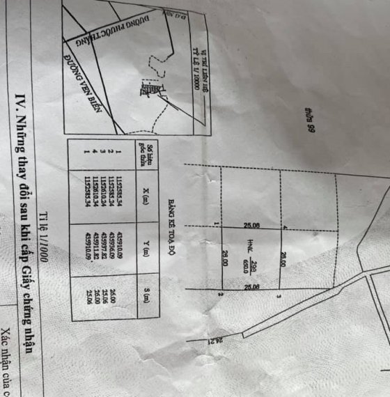 Cần bán đất nông nghệp sổ riêng bìa đsh đường Phước Thắng, p.12, TP.VT