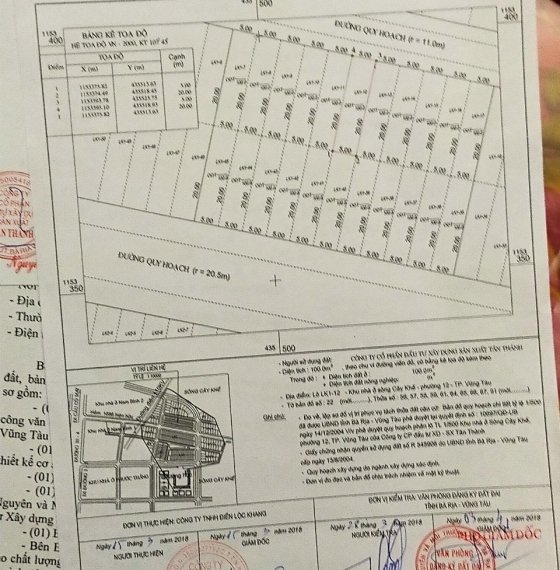 Bán đất thổ cư giá rẻ đường 30.4 phường 12 thành phố biển Vũng tàu 