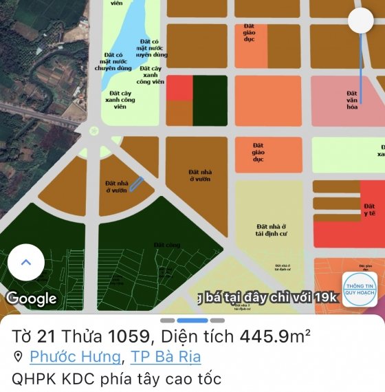 Bán Đất MẶT TIỀN Đường Mô Xoài TP Bà Rịa Vũng Tàu 