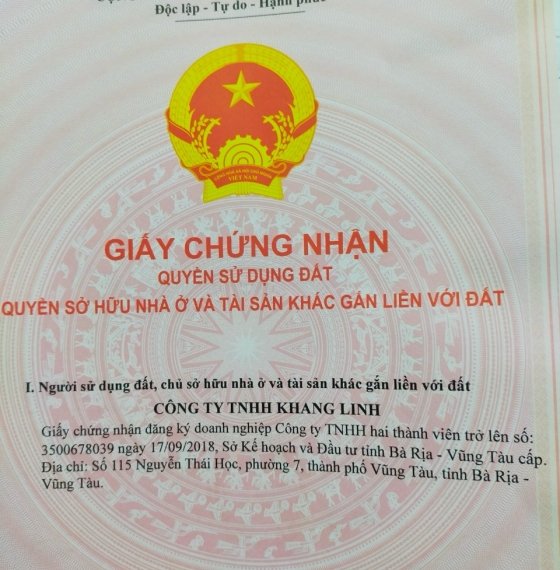 Đất mặt tiền giá rẻ Vũng Tàu phường 10