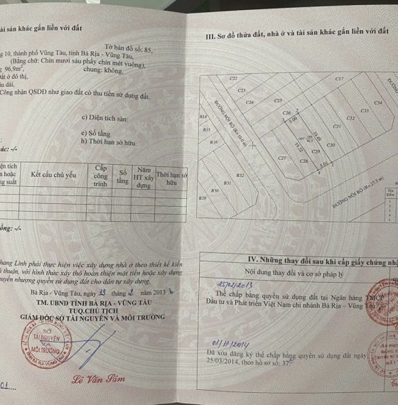 Bán Đất Mặt Tiền đường Bờ Kênh khu Khang Linh phường 10 Vũng Tàu 