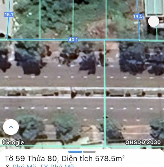 Bán Đất mặt tiền đường Lê Duẩn thành phố Phú Mỹ Vũng Tàu. Quỹ Đất hiếm có 