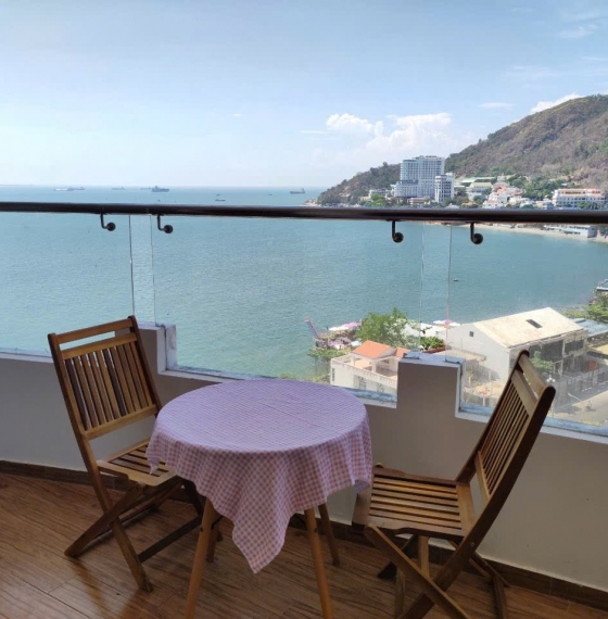 Cho thuê căn hộ Mặt Tiền đường Trần Phú Vũng Tàu, View trực diện biển 