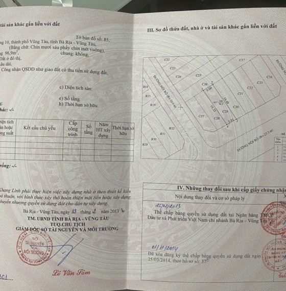 Bán Đất gần biển Vũng Tàu, đường nhựa vỉa hè đất thổ cư giá chỉ 5,x tỷ 