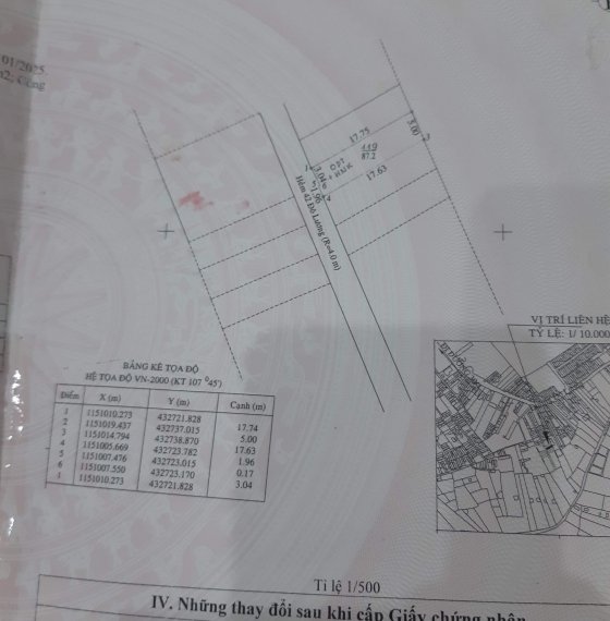 Bán đất thổ cư vị trí trung tâm p11 tp Vũng Tàu. 1,850 tỷ