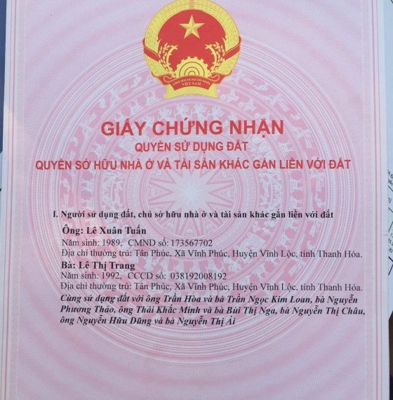 Đất nông nghiệp mỗi người 1 bìa đồng sở hữu vị trí đắc địa ngay gần ngã Tư Đô Lương. Tp Vũng Tàu giá