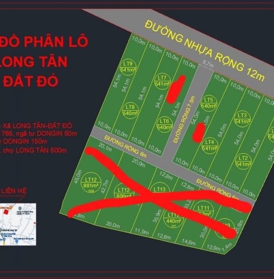 Hàng fo Long Tân đất BRVT