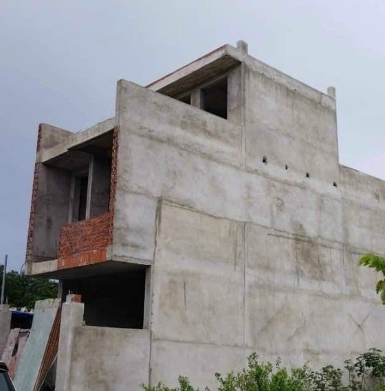 Bán căn nhà thô 1 trệt 1 lầu 1 tum ngay khu tái định cư 1.65ha, phường 10, Tp Vũng Tàu.