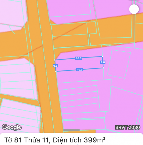 Mặt Tiền Võ thị Sáu trung tâm thị trấn Long Hải, Bà Rịa Vũng Tàu