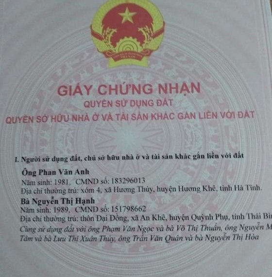 Bán đất giá công nhân tại kcn Phú Mỹ B1. phường Mỹ Xuân , Bà Rịa Vũng Tàu