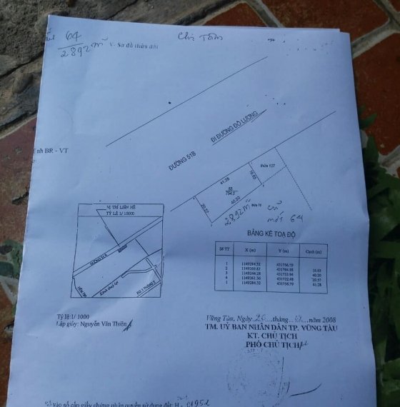 Đất mặt tiền 51B ngay cạnh bệnh viện đa khoa tp Vũng Tàu