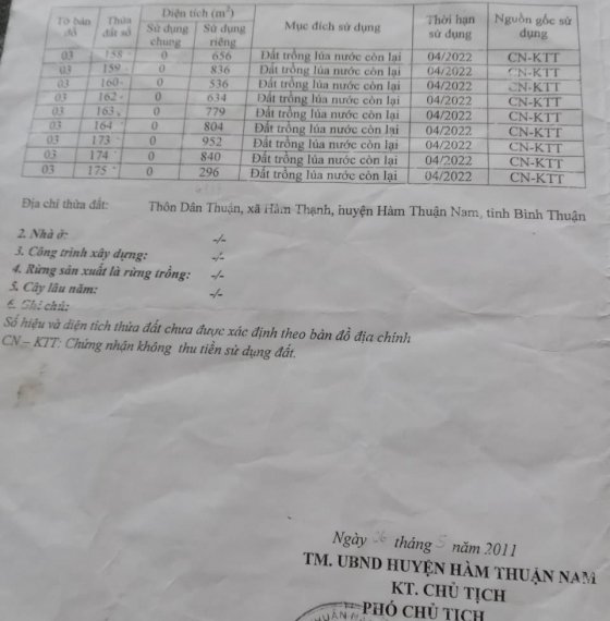 1,5 Mẫu Hàm Thạnh, Hàm Thuận Nam, Bình Thuận