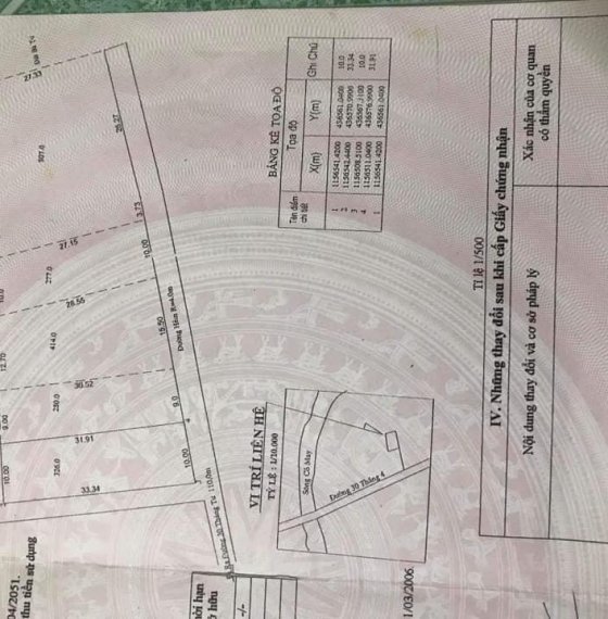 BÁN LÔ ĐẤT RẤT ĐẸP 2 MẶT HẺM 1798 ĐƯỜNG 30/4 PHƯỜNG 12, TP VŨNG TÀU.