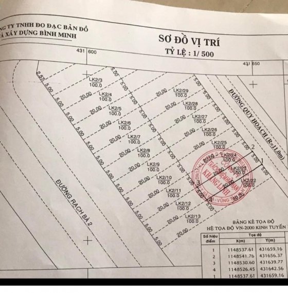 Chỉnh chủ gửi bán gấp lô Khang Linh ,phường 11, TPVT