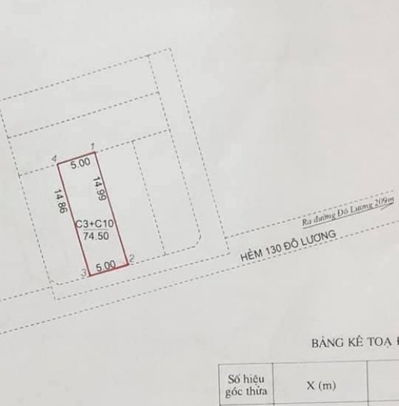 Cần tiền bán rẻ 2 lô liền kề hẻm đường Đô Lương P11 tp Vũng Tàu