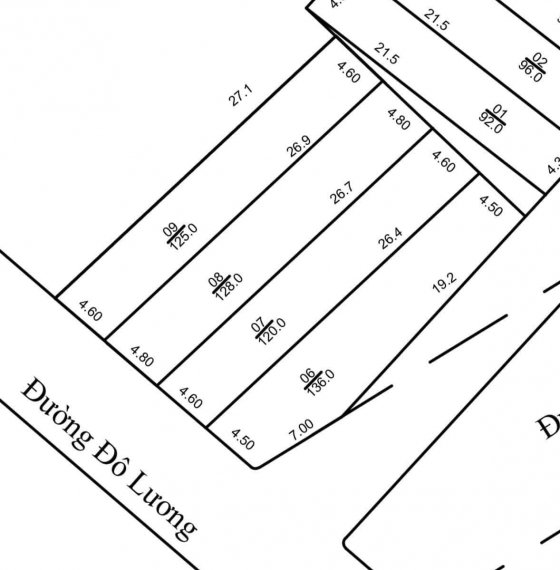 Chính chủ cần bán 4 căn nhà tạm mặt tiền đô lương TPVT
