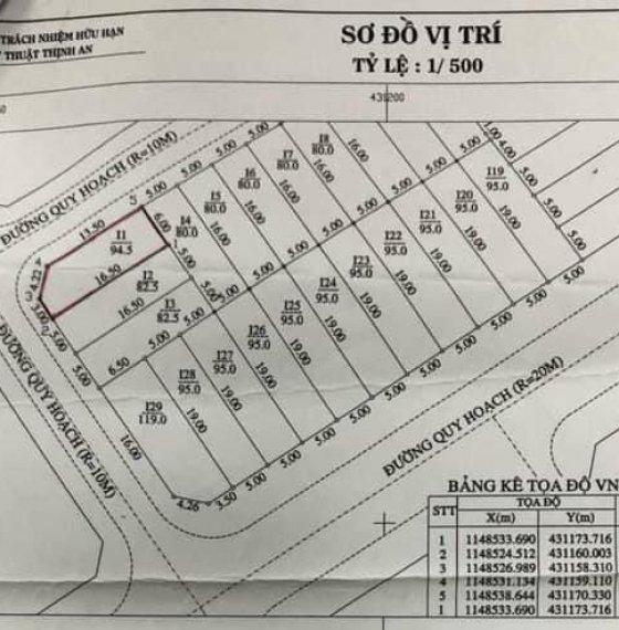 Chủ gửi bán lô đất Khang Linh P10 TPVT