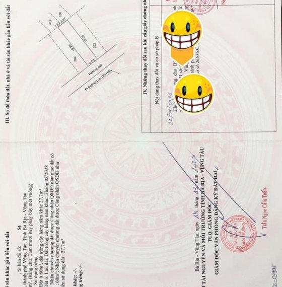 bán lô đất hẻm 183 /3 Lưu Chí Hiếu ,phường 10, TP Vũng Tàu.