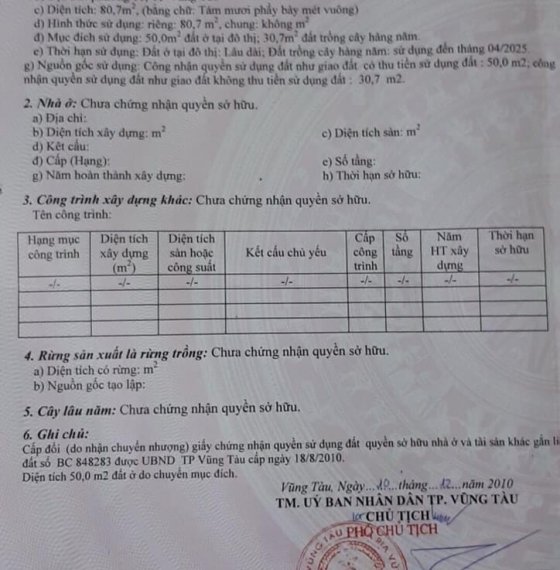 Đất hẻm 78 đô lương P11 TPVT