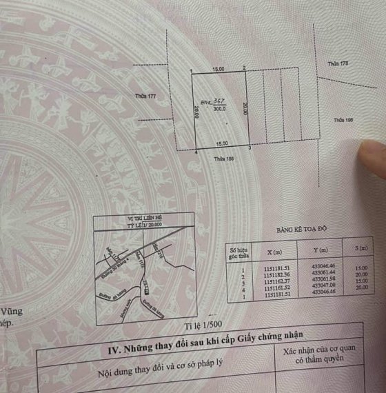 Chính chủ gửi bán lô đất nông nghiệp sổ riêng 1172 đường 30/4 phường 11, TP Vũng Tàu.