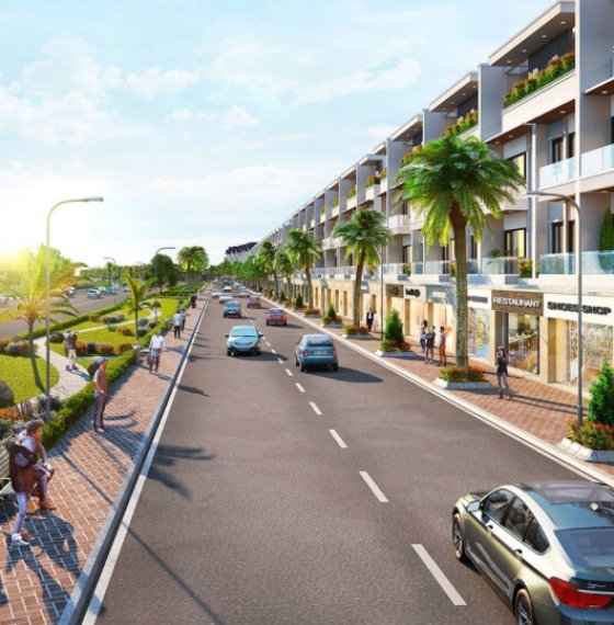 Bán đất thổ cư mặt tiền đường ql 51 thuộc dự án Baria City Gate, tp Bà Rịa BRVT