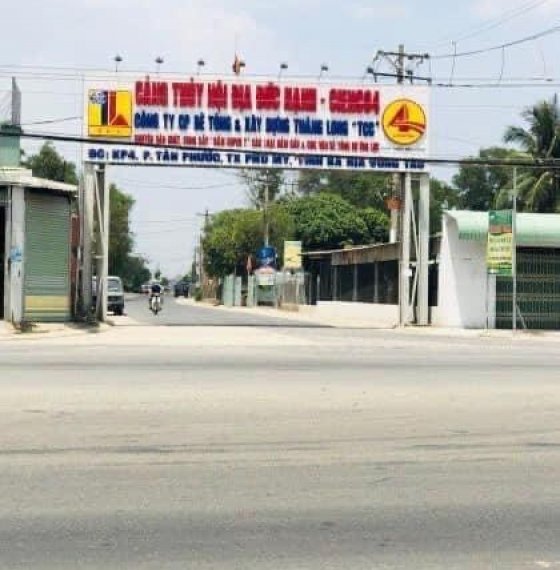 Cần bán gấp lô đất mặt tiền đường vào cảng nội địa Đức Hạnh phú mỹ bà rịa vũng tàu
