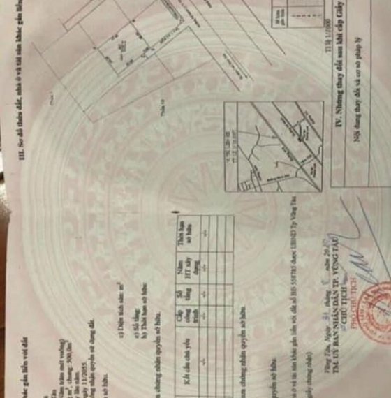 Bán đất mặt tiền hẻm số 6 bờ kênh khang linh . P11 TPVT