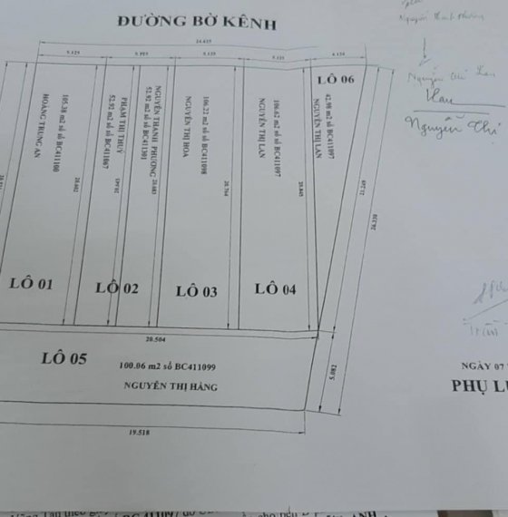 CÔ CHỦ DỄ THƯƠNG CẦN BÁN LÔ ĐẤT MẶT TIỂN 780 BỜ KÊNH KHANG LINH, PHƯỜNG 11, TP VŨNG TÀU.