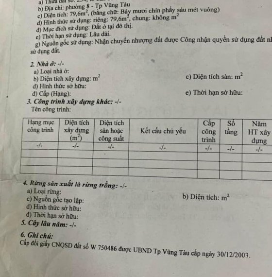 #Bánđất hẻm 78 Bình Giã phường 8 tp Vũng Tàu