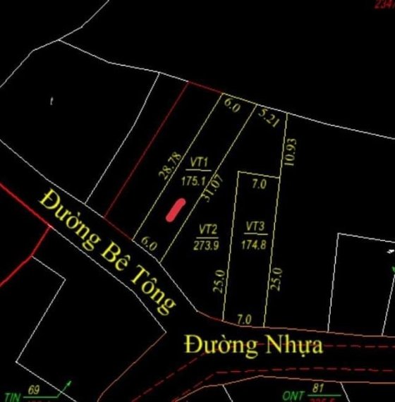 Bán đất hẻm châu văn biếc - đất đỏ - BRVT