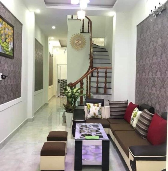 Cần bán nhà mới đẹp 1 Trệt 2 Lầu Hẻm 74 Ba Cu, P.2, TP.VT