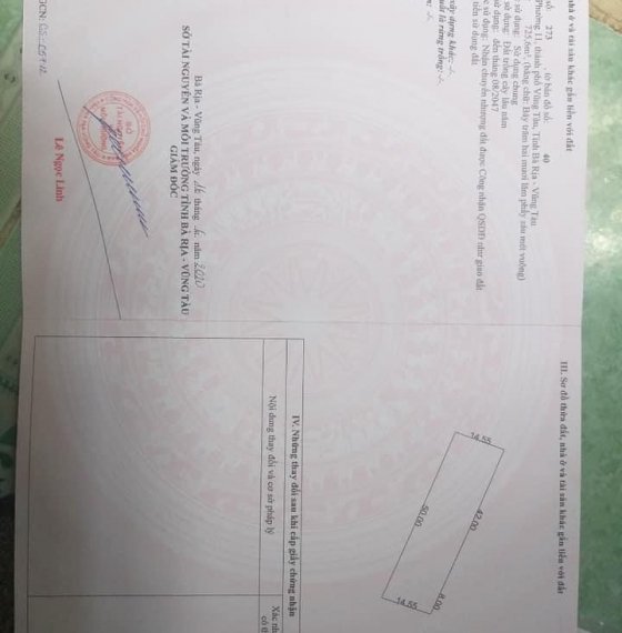 Bán lô đất hẻm 80 Đô Lương phường 11, TP Vũng Tàu.