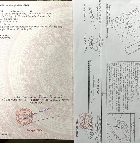 Bán đất thổ cư hẻm xe hơi đường 30/4 phường Rạch Dừa tp Vũng Tàu
