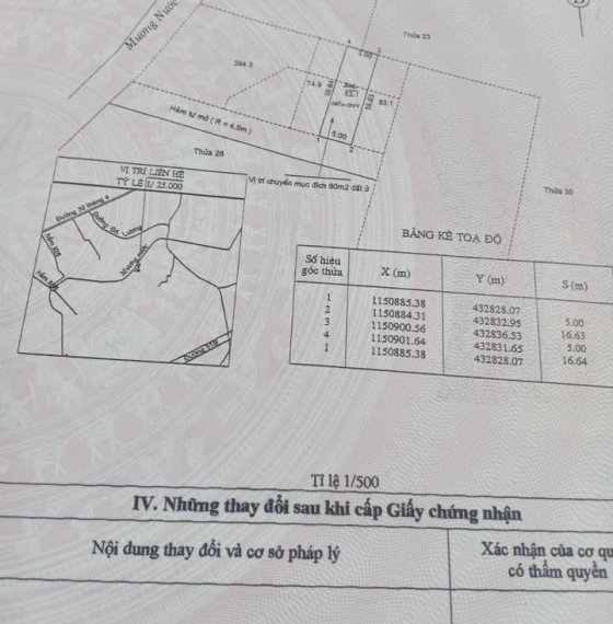 Bán lô đất thổ cư bìa riêng hẻm 78 Đô Lương , phường 11, TP Vũng Tàu.