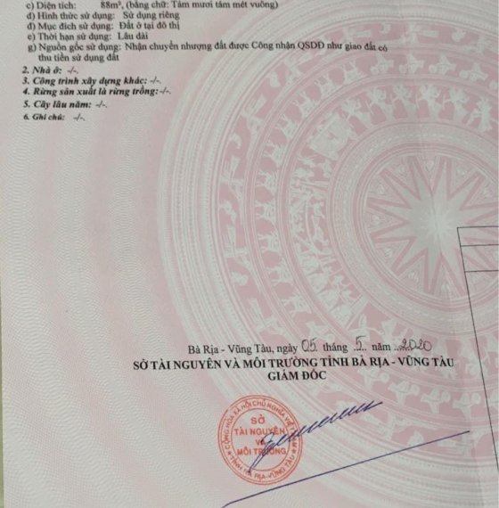 Bán lô đất nở hậu siêu Vip mặt tiền Phạm Hồng Thái (3 mặt tiền), phường 7, Tp Vũng Tàu.