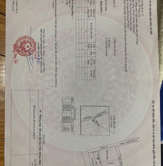 Bán Nhà C4 bìa riêng NN , sang tên ngay hẻm 1796 đường 30/4 P12 tp Vũng Tàu