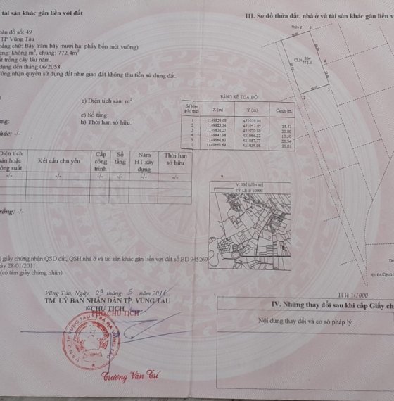 350 triệu , mua bán đất tp Vũng tàu giá rẻ dưới 500tr