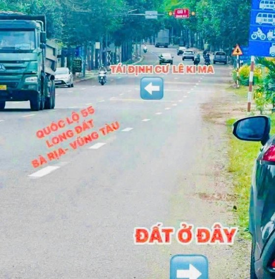 Bán Đất mặt tiền đường quốc lộ 55 Bà Rịa Vũng Tàu 2,450 tỷ
