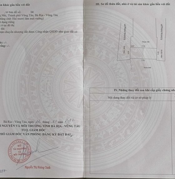 Nhà Đất thổ cư Vũng Tàu giá rẻ