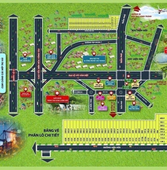 Đất thổ cư giá Rẻ Phú Mỹ Hắc Dịch bà rịa Vũng tàu 950 triệu