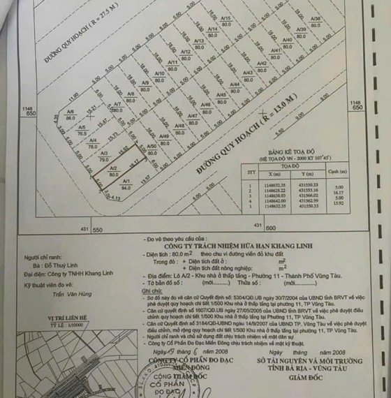 Đất mặt tiền Khang Linh gần biển giá rẻ