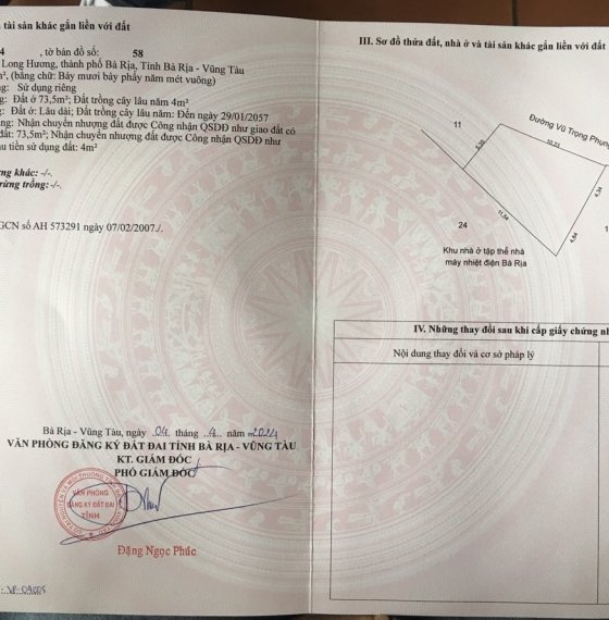 SOS . Bán nhà trung tâm thành phố Bà Rịa giá rẻ