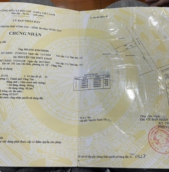 Nhà sổ riêng Vũng Tàu giá rẻ phường 11