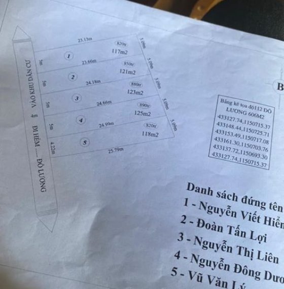 Bán lô đất 112 đô lương . P11 tp Vũng Tàu