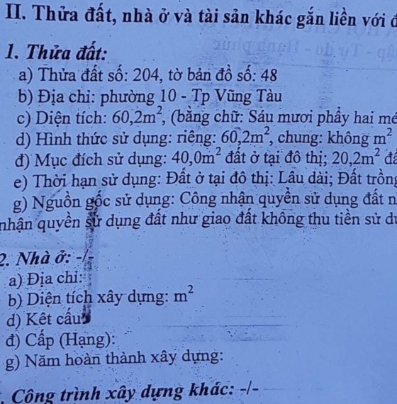 Nhà C4 có 2PN đất thổ cư không qh ,  P10 giá mềm cho công nhân